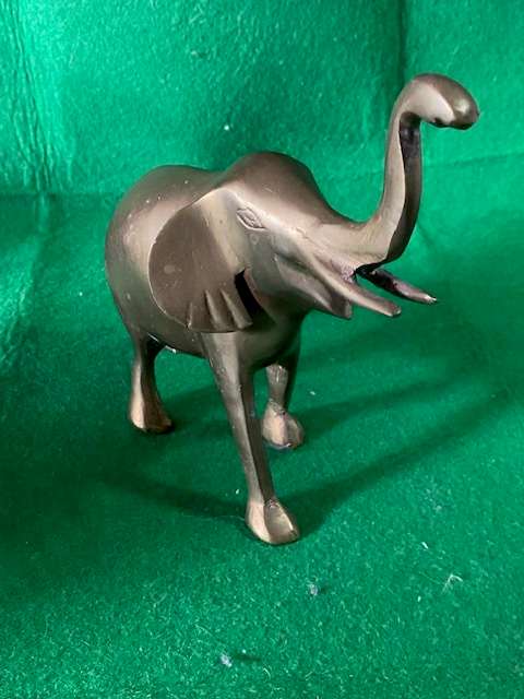 AFRICAN BRASS ELEPHANT