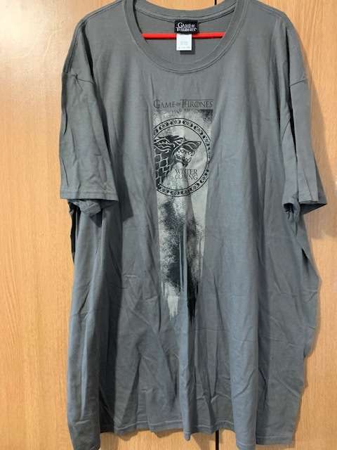 GAME O THRONES GREY WINTER IS COMING TSHIRT