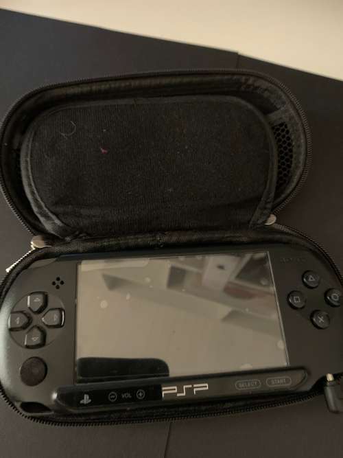 PSP Console With Charger Case & 11 Games