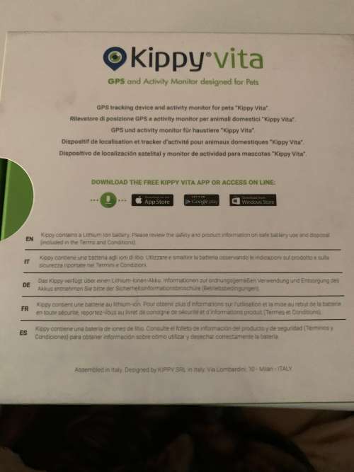 Kippy Vita GPS And Activity Monitor Designed For Pets