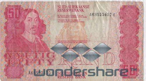 GPC De Kock Scarce BA Series R50 Note - as per scan
