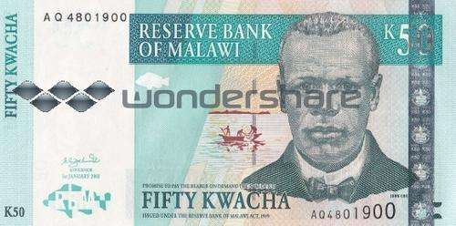 Malawi note collection