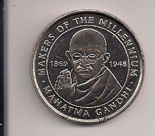 MAHATMA GHANDI - MAKERS OF THE MILLENIUM COIN