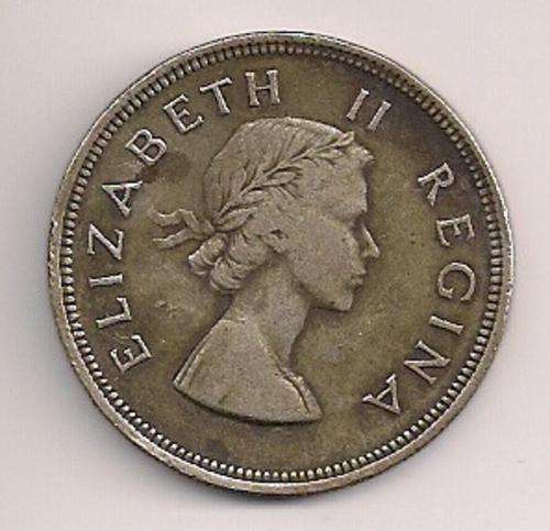 1956 SAU 2 1/2 SHILLINGS - SILVER