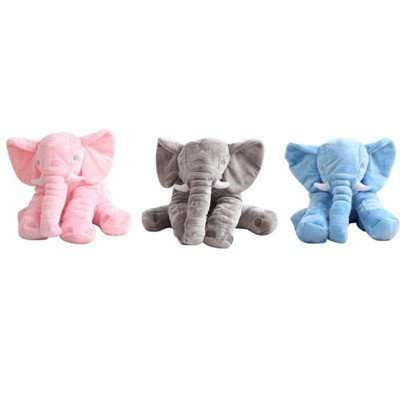 Stuffed Elephant Plush Pillow