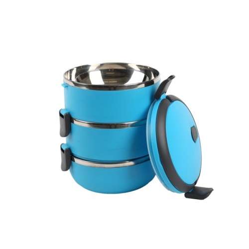 3 in 1 Stainless Steel Thermal Lunch Compartments
