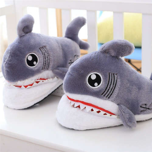 Shark Plush Slippers