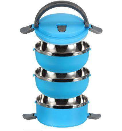 3 Layer Lunch Box | Stainless Steel
