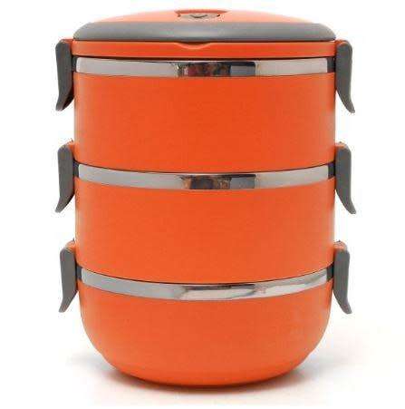 3 Layer Lunch Box | Stainless Steel