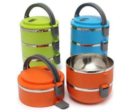 3 Layer Lunch Box | Stainless Steel