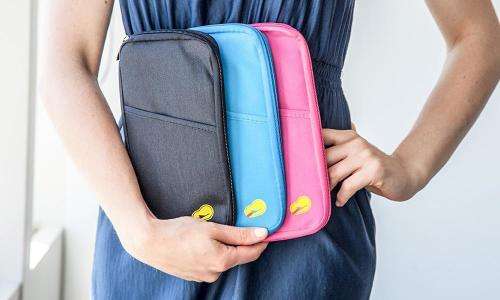 Passport and Document Travel Organiser In Six Colours