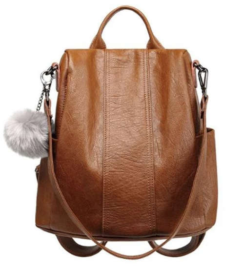 Iconix 3-Way PU Leather Anti-Theft Backpack