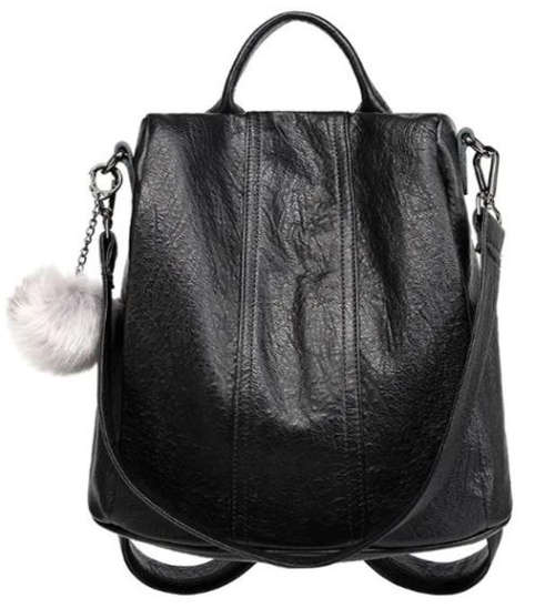 Iconix 3-Way PU Leather Anti-Theft Backpack