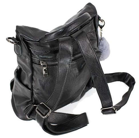 Iconix 3-Way PU Leather Anti-Theft Backpack