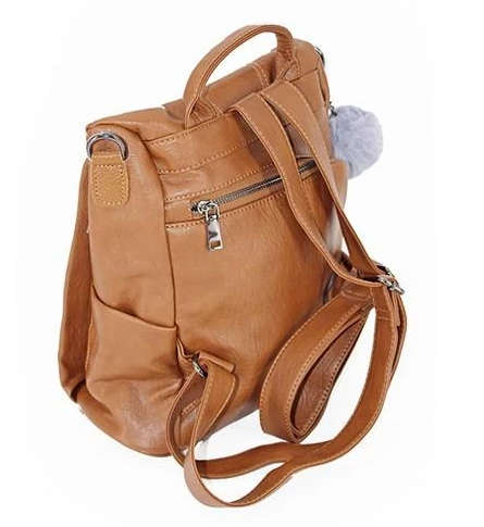 Iconix 3-Way PU Leather Anti-Theft Backpack