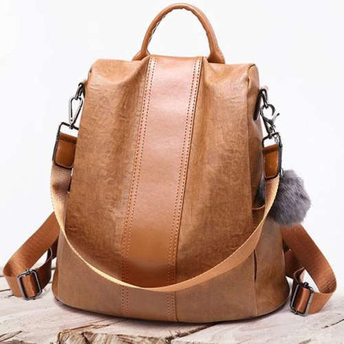 Iconix 3-Way PU Leather Anti-Theft Backpack