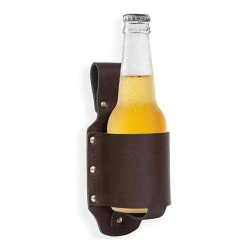 Iconix Pu Leather Beer Holster - Black