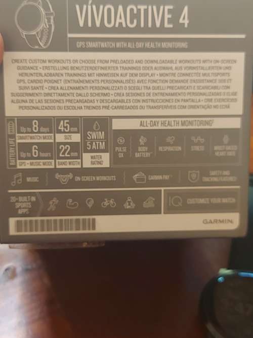 Garmin Vivoactive 4 Smartwatch
