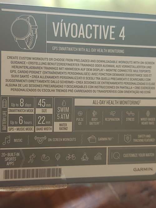 Garmin Vivoactive 4 Smartwatch