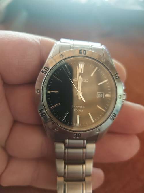 mens Seiko Quartz 100m