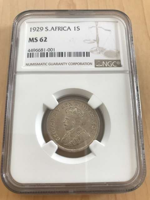 1929 1s Ms62 Rare, R1 START