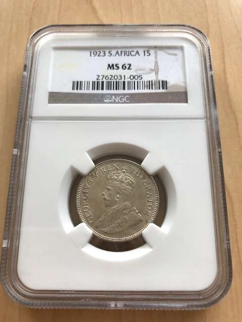 1923 1s MS62 Rare Union, R1 START