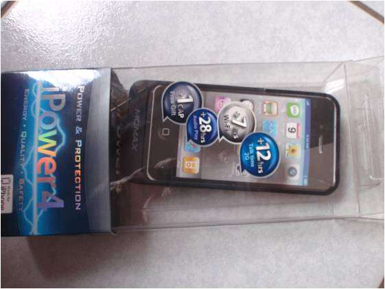 Iphone cover with built in battery