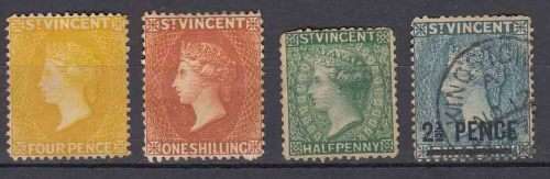 Great Britain - 1880-1883 St Vincent - Queen Victoria