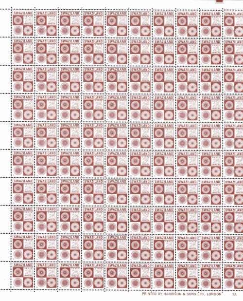 Swaziland - 1991 - Complete Sheets Postage Due