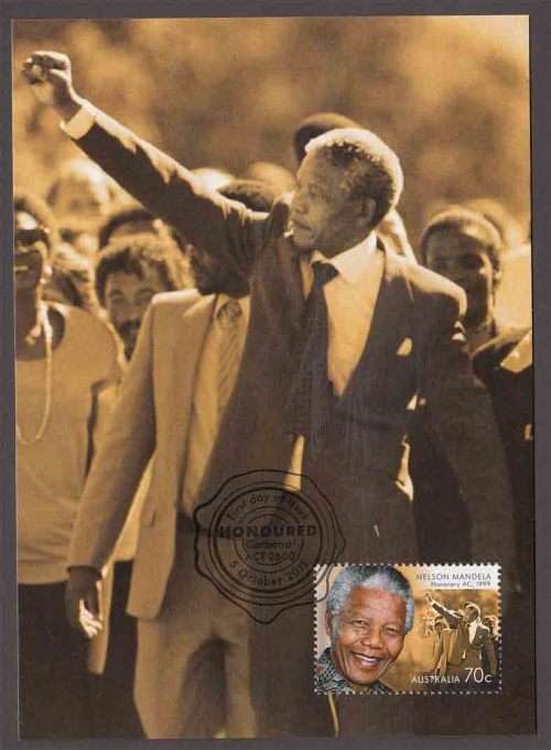 Australia - 2015 - Nelson Mandela - Post Card