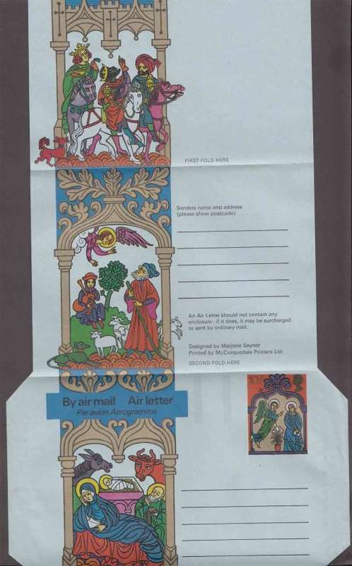 Great Britain - Aerogramme Air Letter - Christmas 10 1/2p