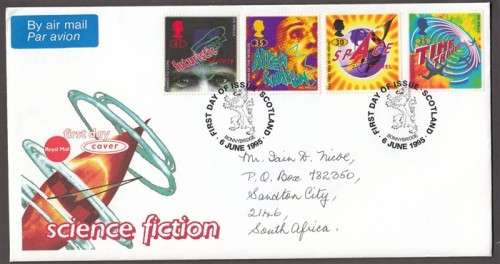 Great Britain QEII - 1995 - Science Fiction - FDC