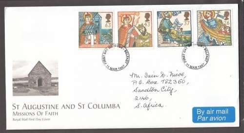 Great Britain QEII - 1997 - Missions of Faith - FDC
