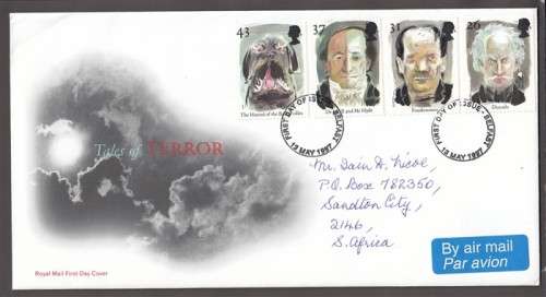 Great Britain QEII - 1997 - Stories and Legends Tales of Terror - FDC