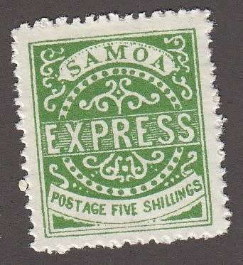 Samoa Kingdom - 1877 to 1882 - 5Sh - Express Reprint
