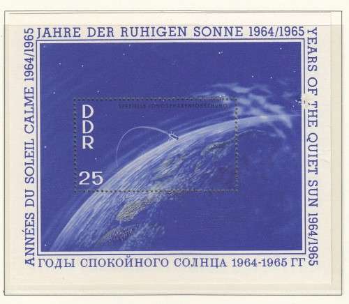 Germany East German Democratic Republic DDR - 1964 - International Quiet Sun Year