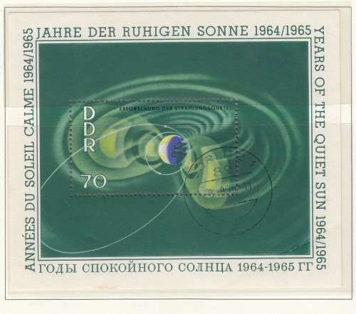 Germany East German Democratic Republic DDR - 1964 - International Quiet Sun Year