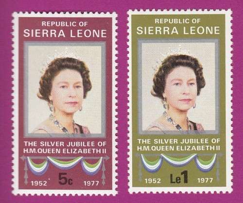 Silver Jubilee - Queen Elizabeth II - 1977 - Sierra Leone