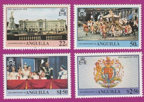 25th anniversary of the coronation - Queen Elizabeth II - 1978 - Anguilla