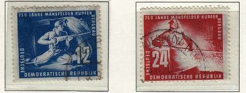 Germany East German Democratic Republic DDR - 1950 - Mannsfeld copper mines