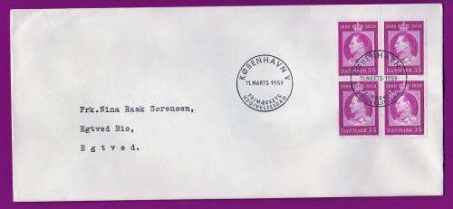 Denmark - 1959 - King Frederik IX 60th birthday