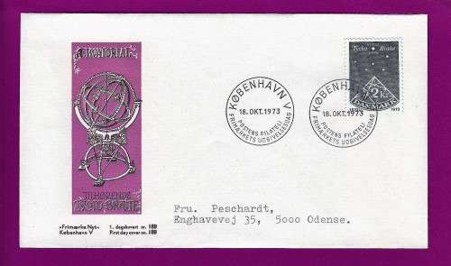 Denmark - 1973 - "De Nova Stella," by Tycho Brahe