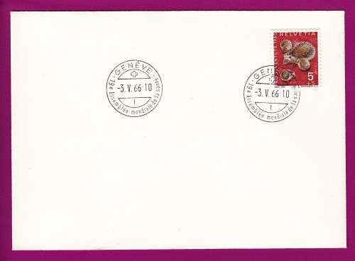 Switzerland on Cover Geneva 1966 World Health Assembly on Hedgehogs 1965