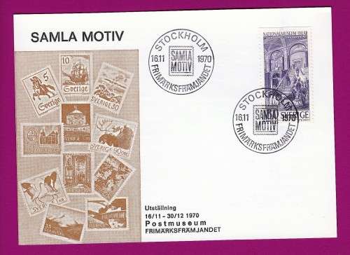 Sweden - 1966 (1970) - National Gallery, Blasieholmen, Stockholm on Exhibition Card
