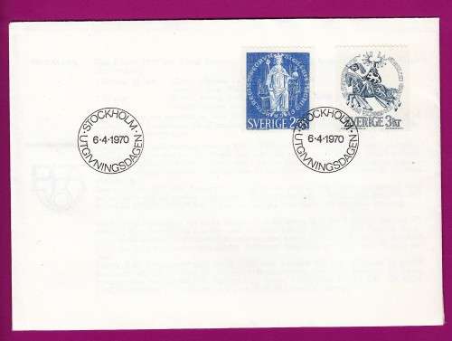 Sweden on Cover - 1970 - Seal of Duke Erik Magnusson, Seal of of Magnus Ladulas