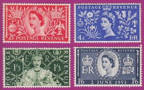 Great Britain - 1953 - Queen Elizabeth II - Coronation