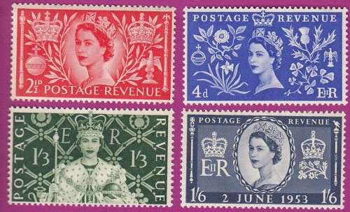 Great Britain - 1953 - Queen Elizabeth II - Coronation