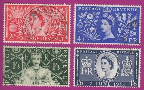 Great Britain - 1953 - Queen Elizabeth II - Coronation