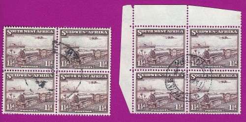 South West Africa SWA (Now Namibia) - 1937 - Additional Value to the 1931 Definitive Mail Train