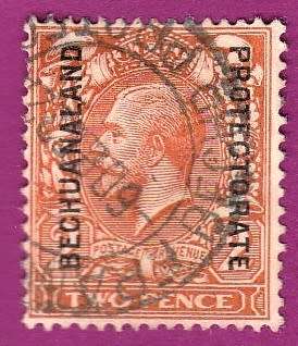 Bechuanaland Protectorate Botswana - 1913 to 1924 - King George V